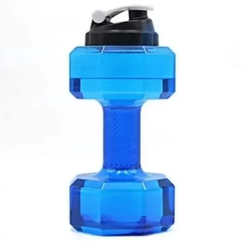 Dumbbell Shape Water Bottle - 2.2l - Blue