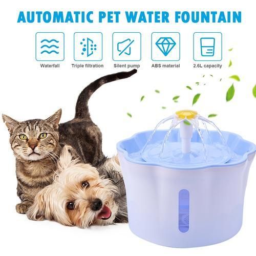 Automatic Pet Water Fountain Cat Dog Water Drinking Bowl USB Electric Pet Water Dispenser Quiet Drinker Auto Feeder