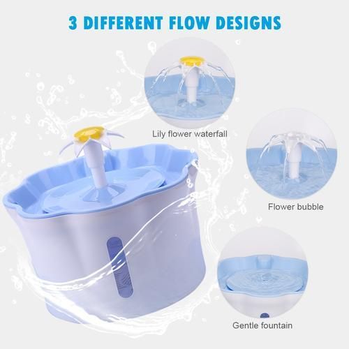 Automatic Pet Water Fountain Cat Dog Water Drinking Bowl USB Electric Pet Water Dispenser Quiet Drinker Auto Feeder