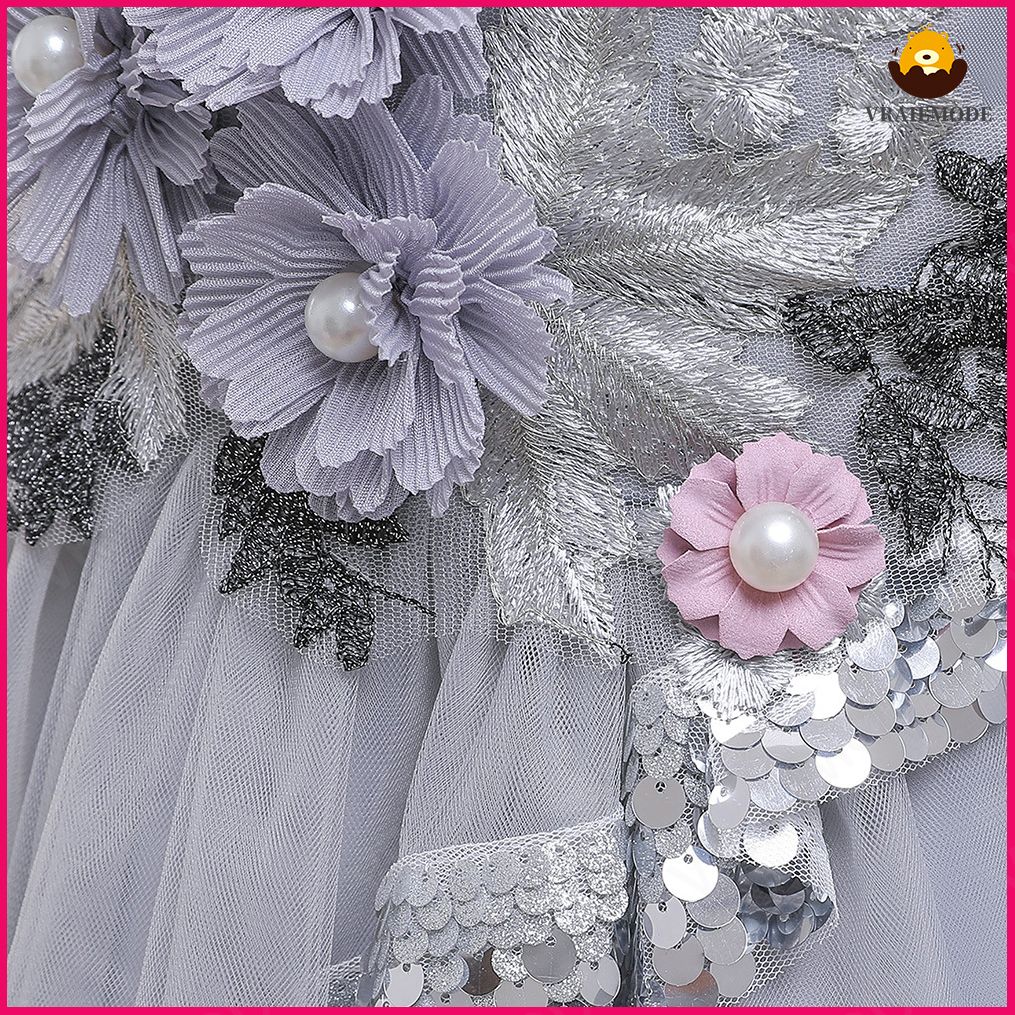 Girls Dress Sequins Party Princess Dress Kids Dresses Pageant Prom Children Clothing Formal Ball Gown