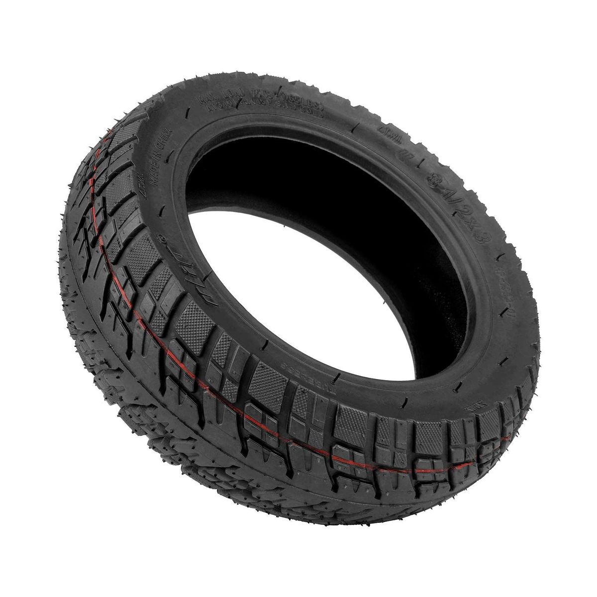 Ulip 8.5x3 Off-Road Tire Electric Scooter Vacuum Tire with 81/2x2(50-134) Thickened Angle Valve Inner Tire Replacement
