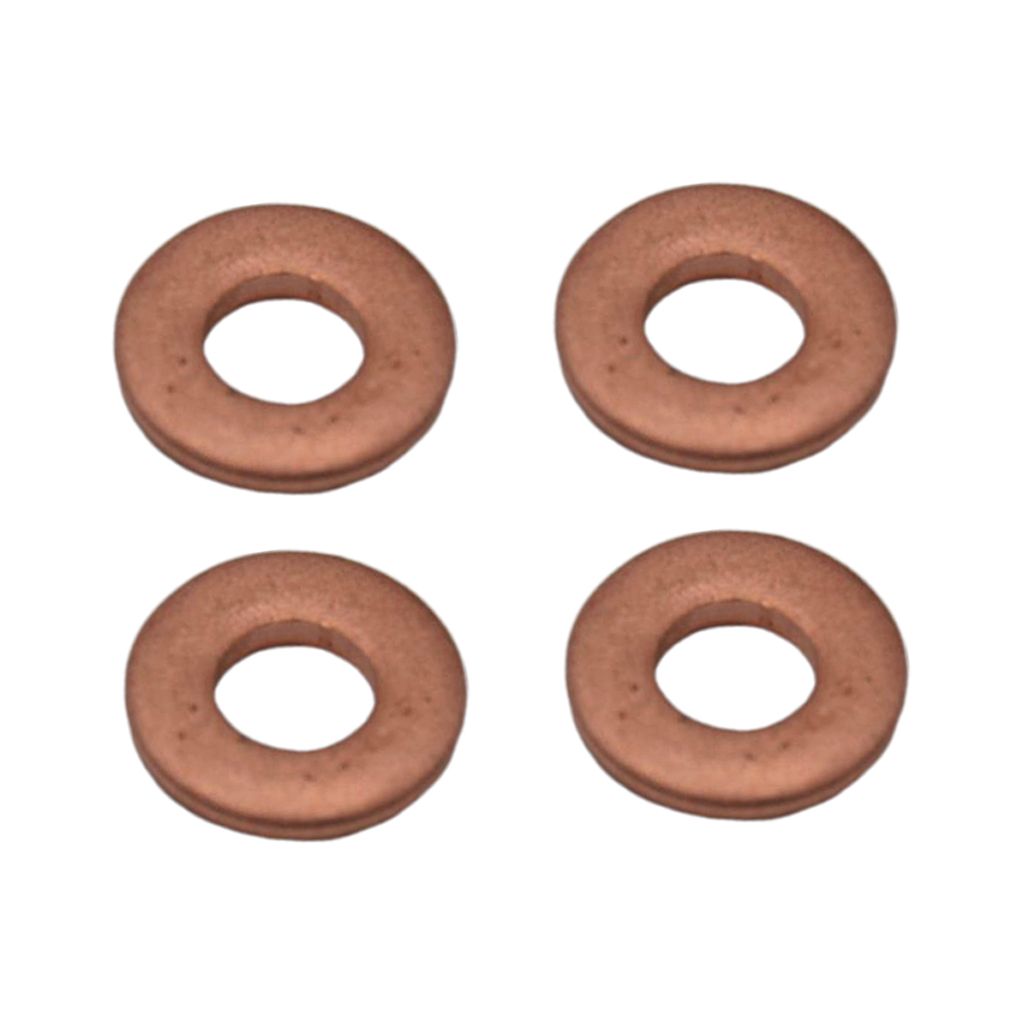4 Pcs 14mm Injector Copper Washer Gasket Flat Ring