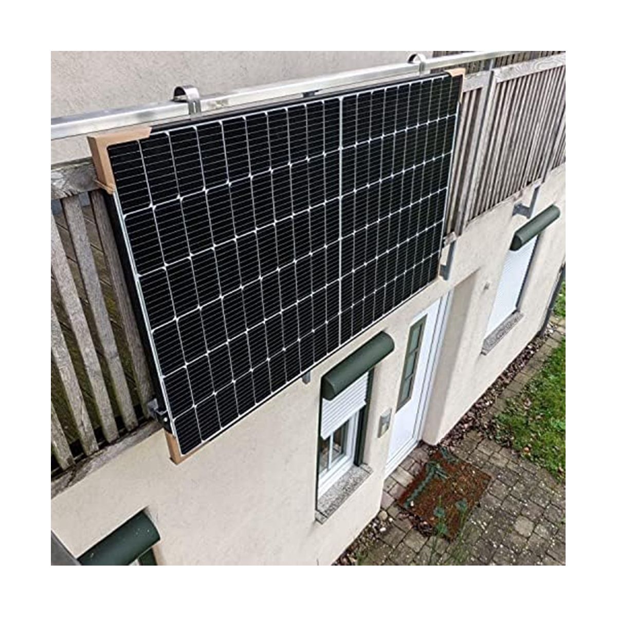 Solar Panel Mounting Bracket Simple Installation 2 Pcs Balcony Solar Module Bracket Solar Panel Holder for PV Module