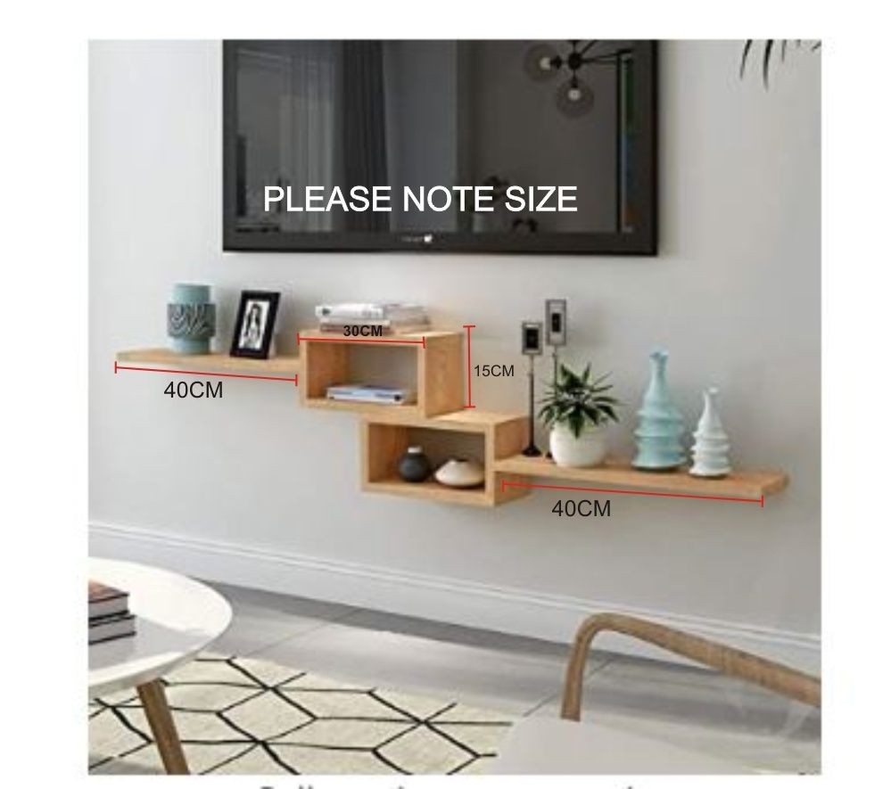 2 In 1 Floating Decoder DSTV  Wall Shelf - TV 2 IN 1 CONSOLE