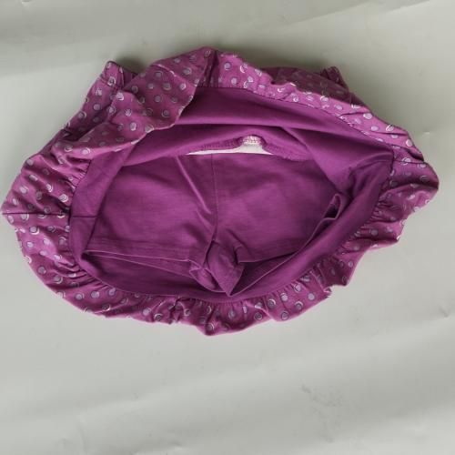 Kids Skirt With Underneath Short -purple