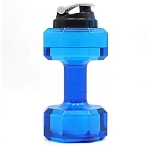 Dumbbell Shape Water Bottle - 2.2l - Blue