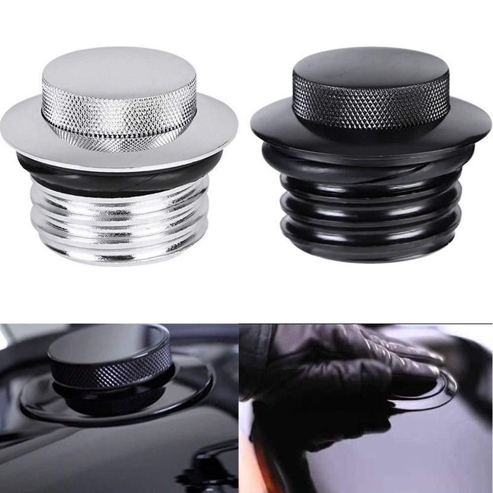 Motorcycle Cap Pop Up Screw-In Flush Mount  Tank Cover For Harley Sportster Dyna Softail Fatboy 1982-2018