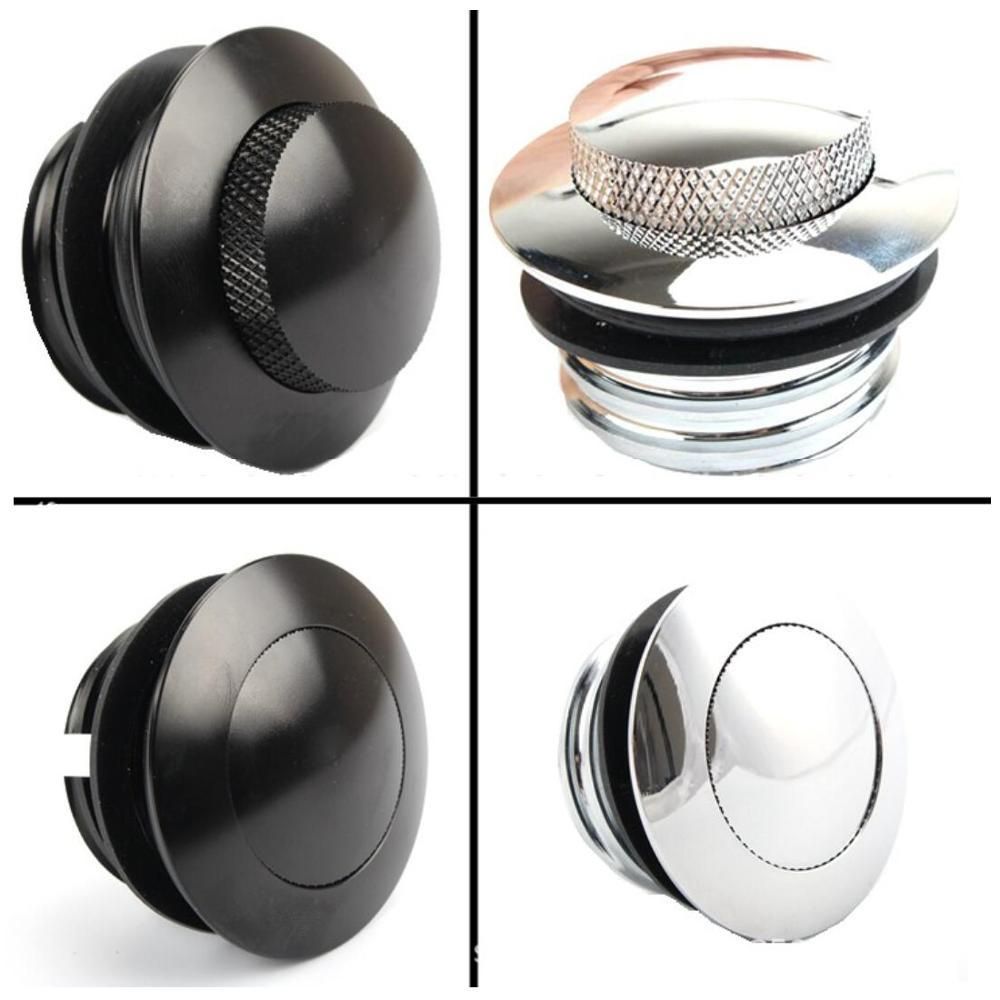 Motorcycle Cap Pop Up Screw-In Flush Mount  Tank Cover For Harley Sportster Dyna Softail Fatboy 1982-2018