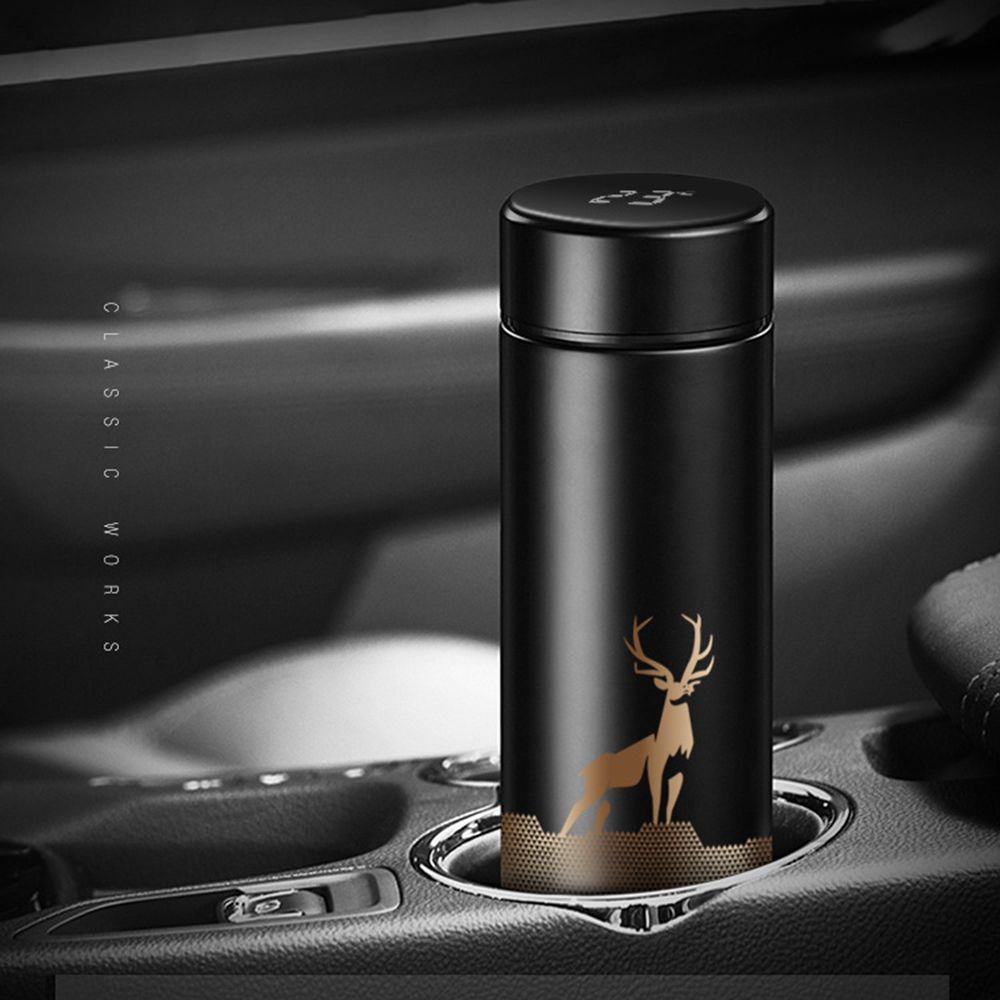 450ml Vacuum LCD Screen Temperature Display Water Bottle