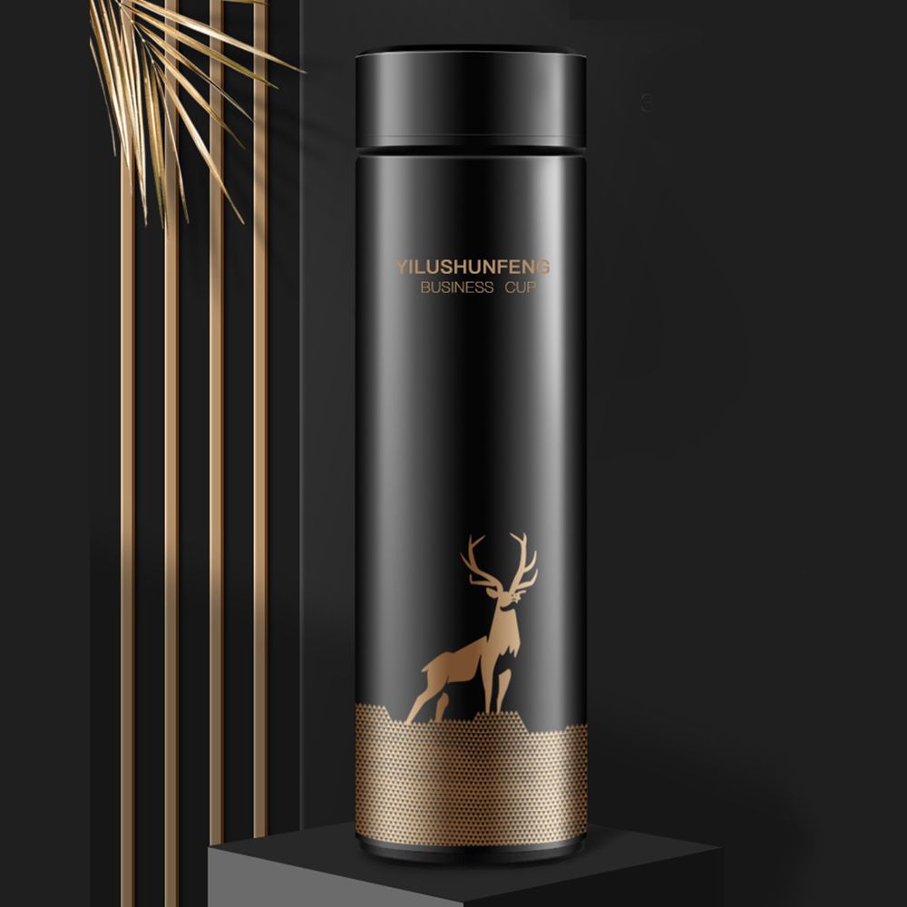 450ml Vacuum LCD Screen Temperature Display Water Bottle