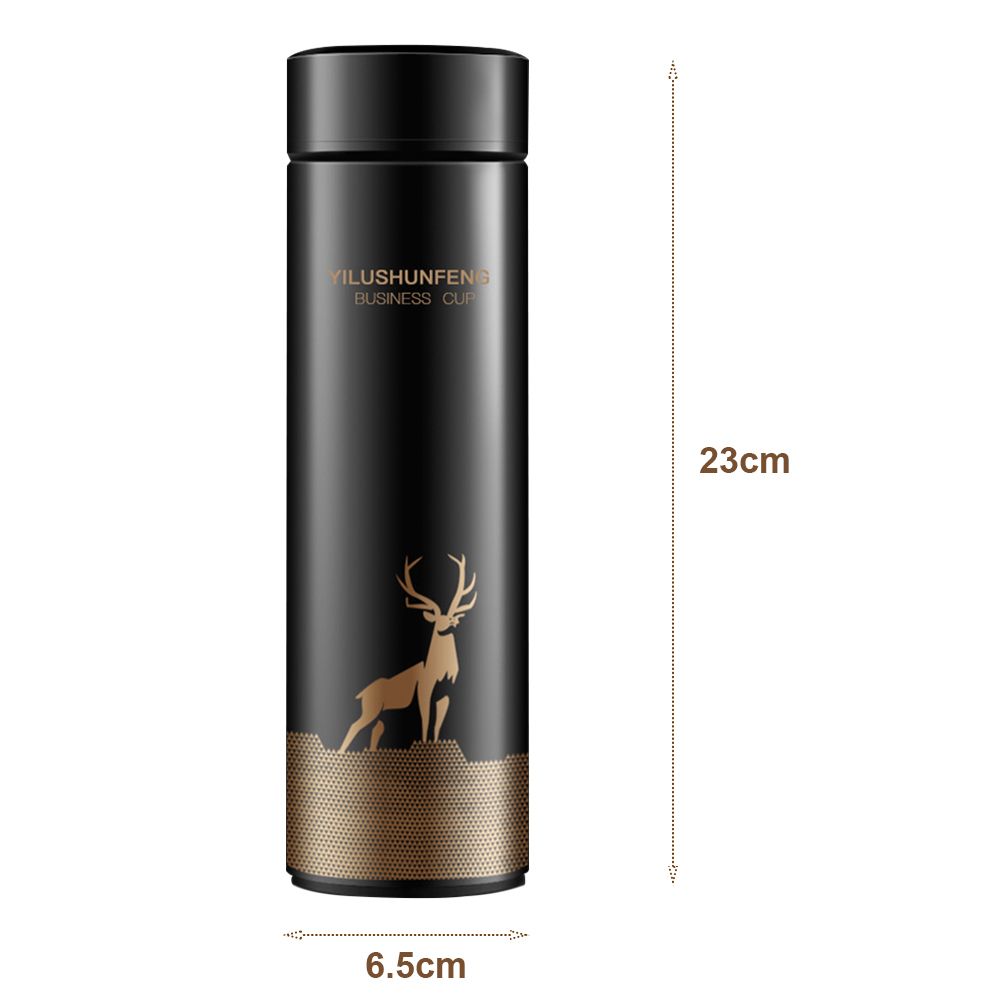 450ml Vacuum LCD Screen Temperature Display Water Bottle