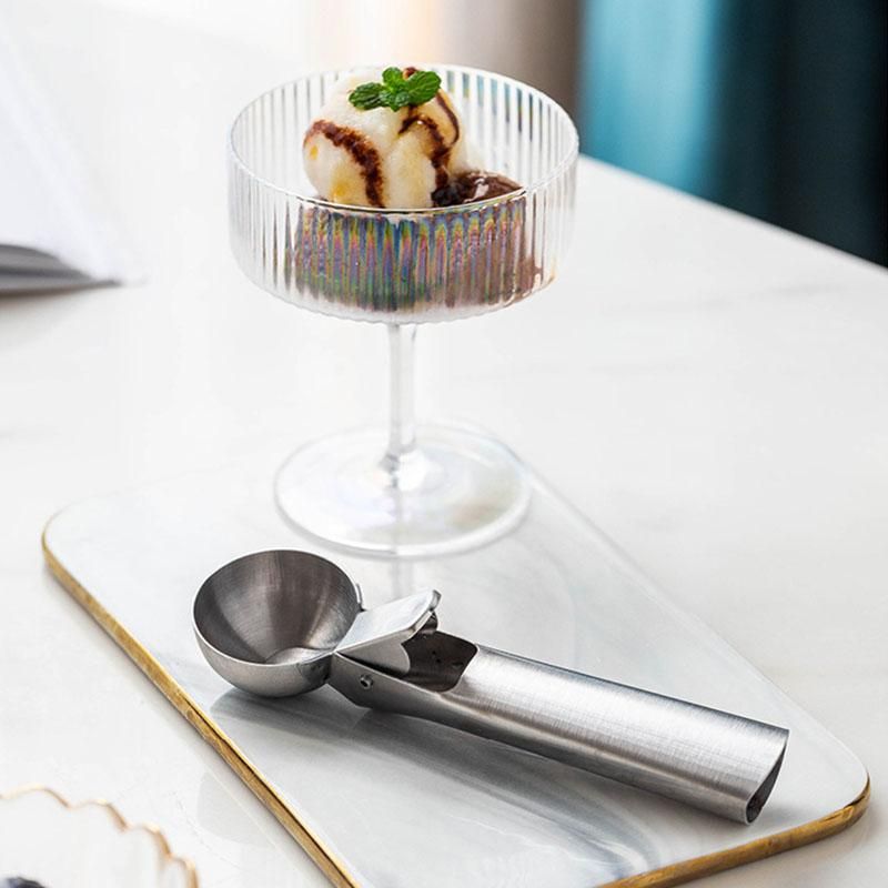 2Pcs Stainless Steel Ice Cream Scoop Ice Ball Maker Freeze