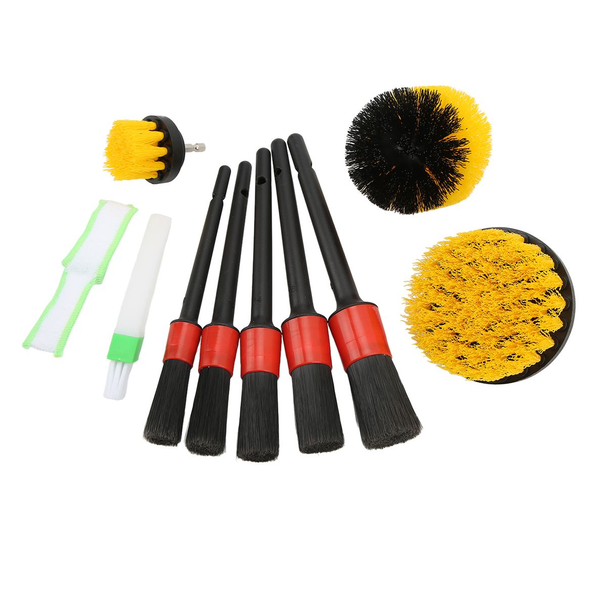 10pcs Car Detailing Brushes Multi Purpose Electric Drill