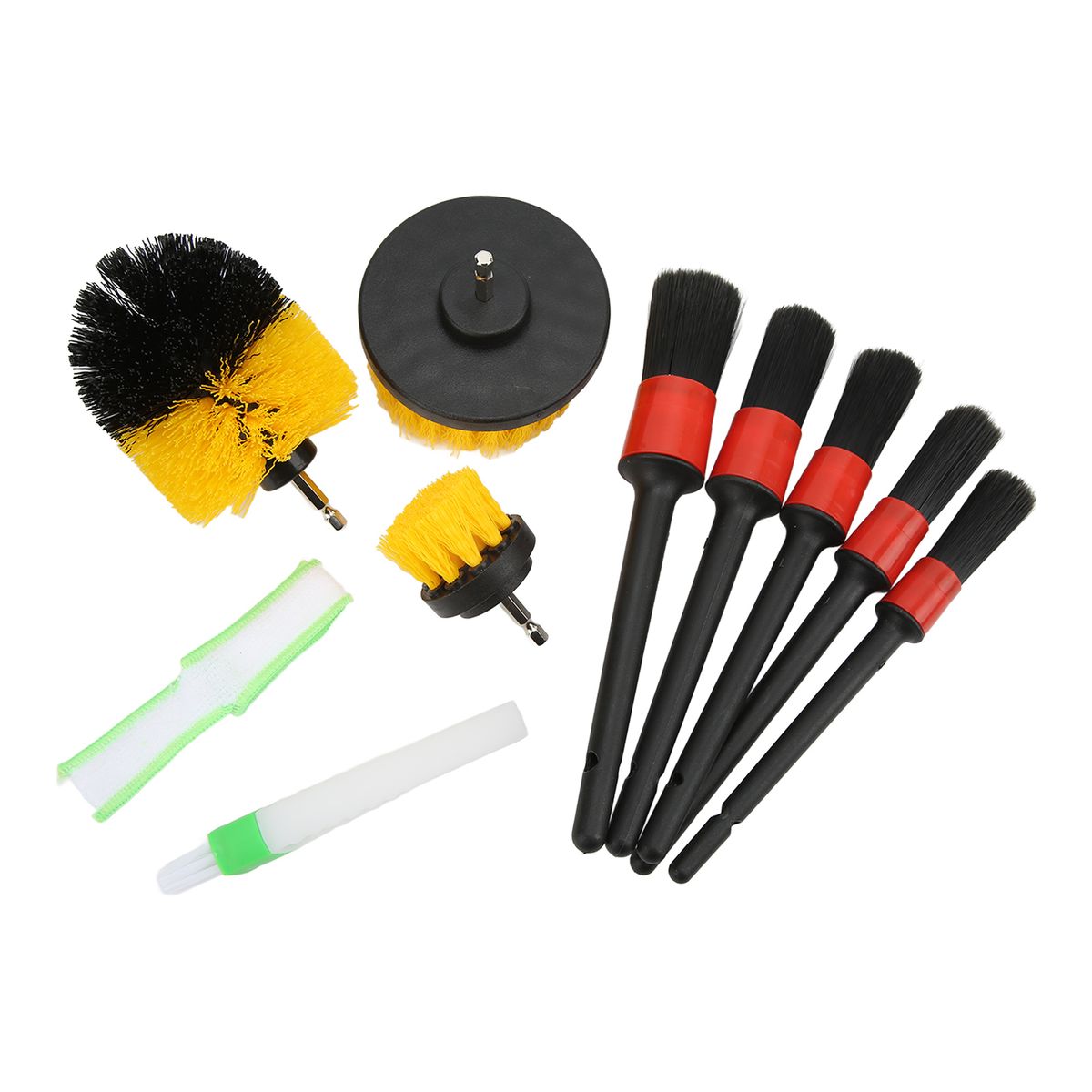 10pcs Car Detailing Brushes Multi Purpose Electric Drill
