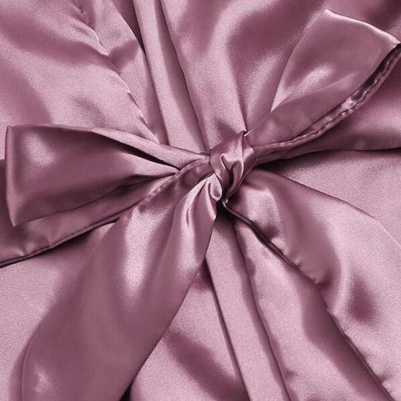 Set of lace pajamas for women Sleepwear Sexy Balette Shorts Bath Bathe Pijamas Satin 3 Pieces