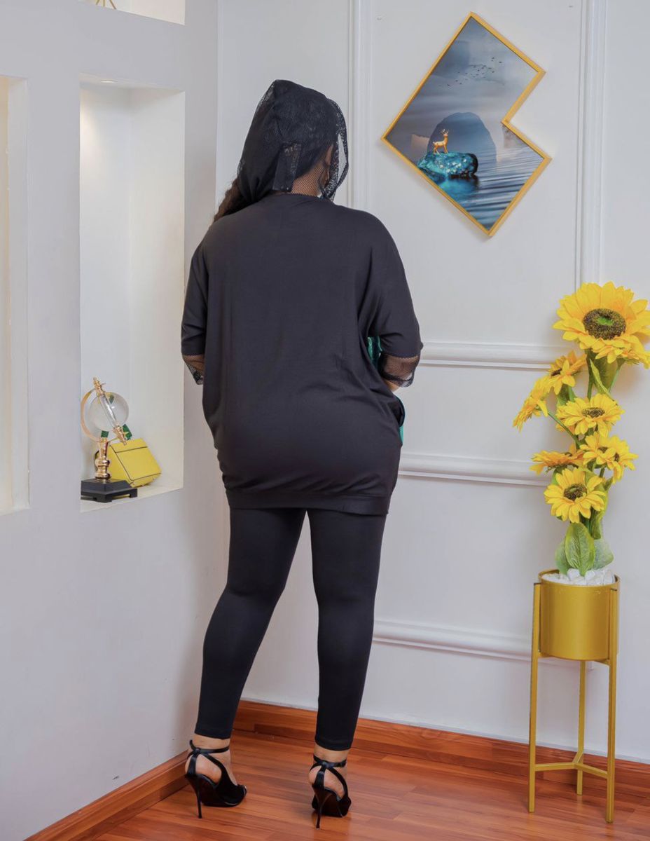 Turkey Women 2 Pcs Leggings & Hoodie Top