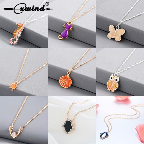 Women Animal Necklace Pendant Seashell Party
