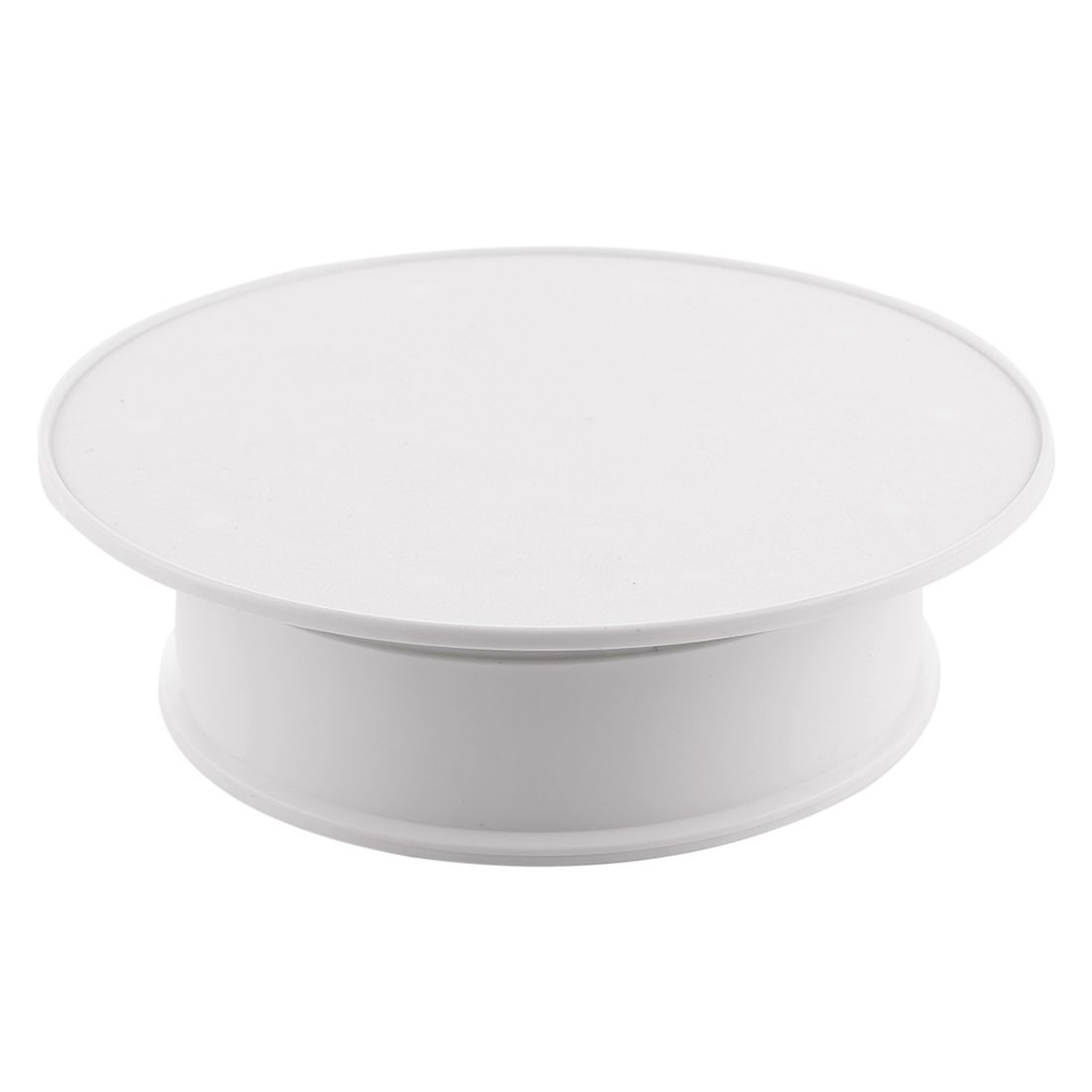 20cm 360 Degree Electric Rotating Turntable Display Stand Photography Video Shooting Props Turntable, Max Load 1.5kg, Powered By Battery & USB (White)