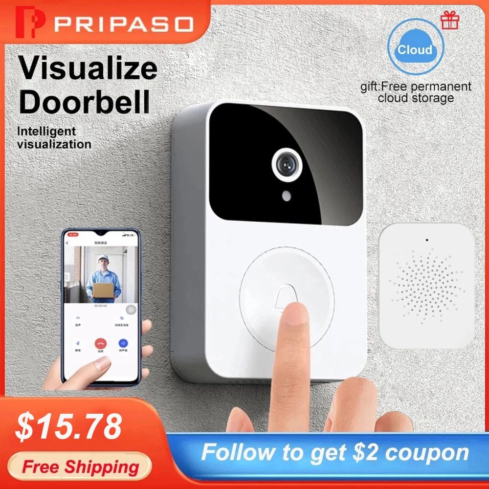 Surveillance Visual Door Ring Camera Video Intercom Remote