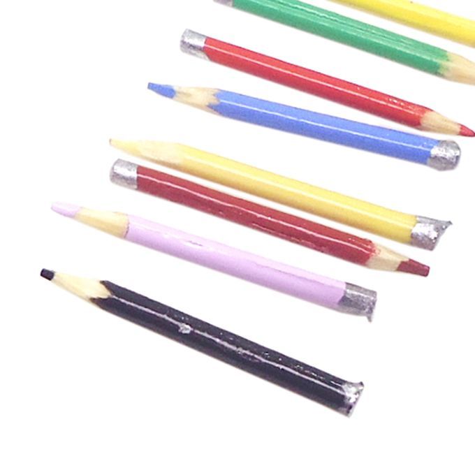 Miniature Coloured Pencils Stationery 1/12 Dolls House Furniture Toys