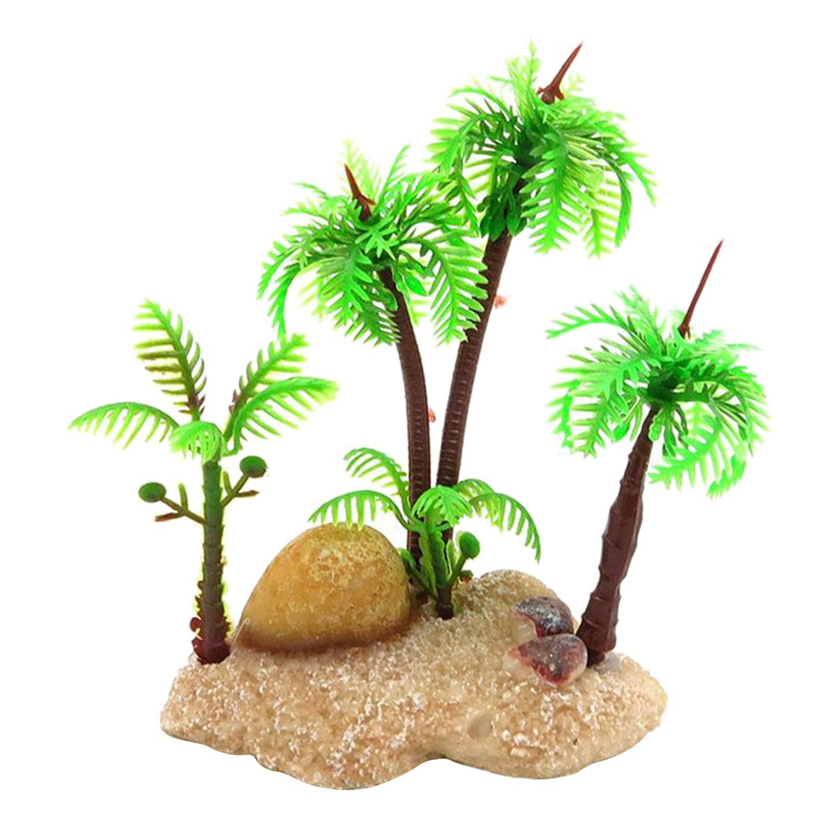 Aquarium Underwater Simulation Coconut Trees Fish Tanks