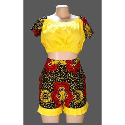 Ankara Crop And Short
