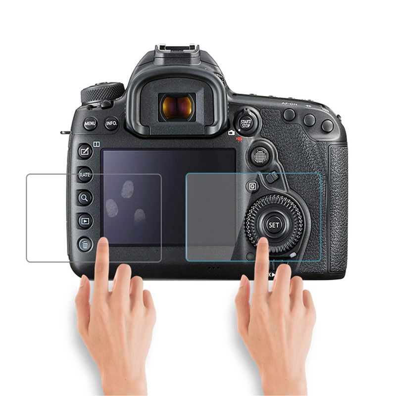 9H Tempered GlLCD Screen Protector For Canon EOS R6 R5 R RP 90D M200 850D M6 Mark II 5D Mark II 2
