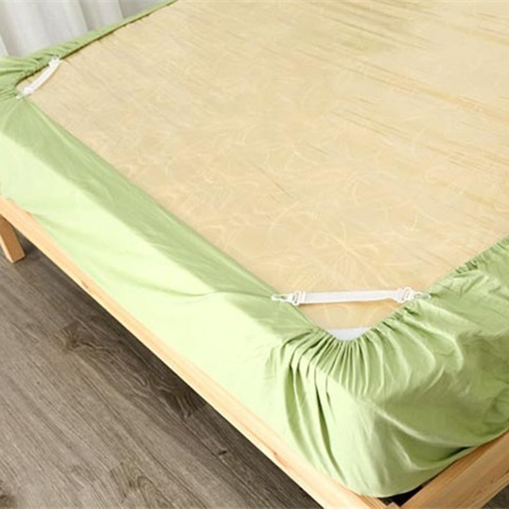 4 Pcs Bed Sheet Mattress Cover Clips Holder Fasteners-