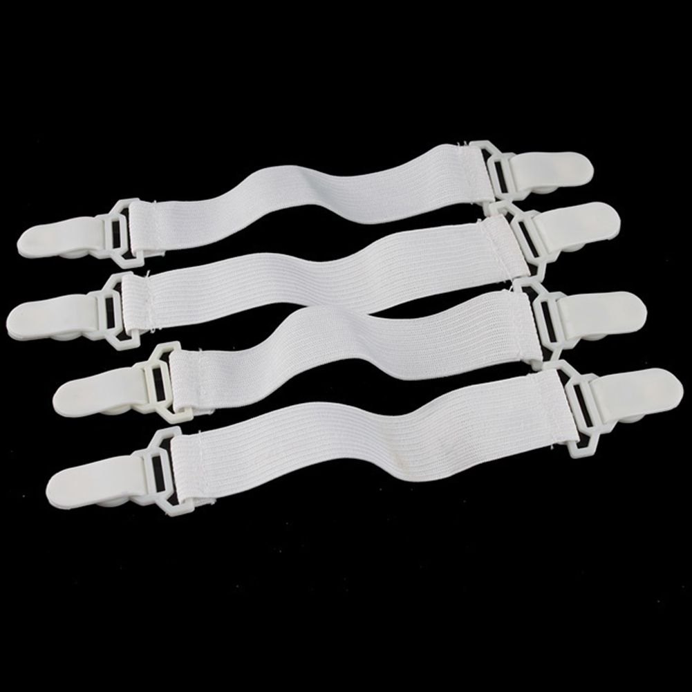 4 Pcs Bed Sheet Mattress Cover Clips Holder Fasteners-