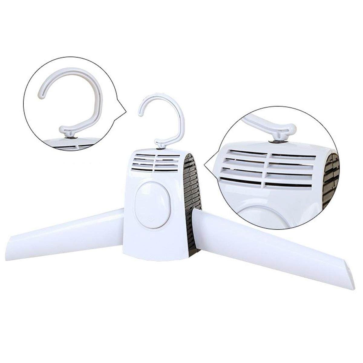 Electric Clothes Hanger Portable Drying Machine Rack Home Indoor Dorms Dryer White