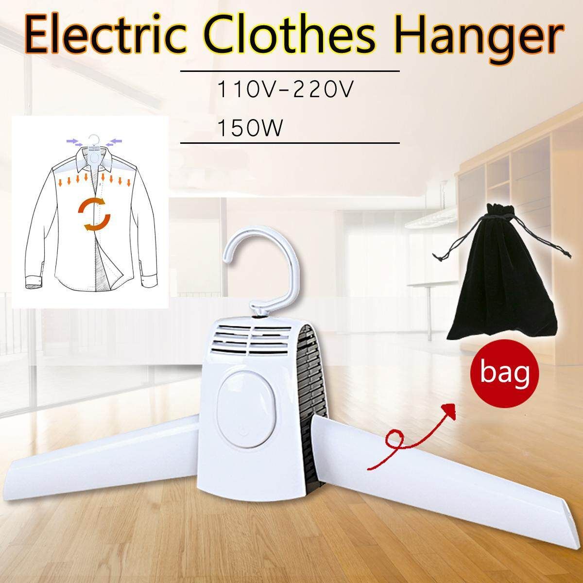 Electric Clothes Hanger Portable Drying Machine Rack Home Indoor Dorms Dryer White