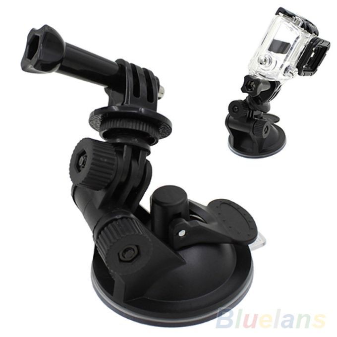 Car Window Windshield Glass Suction Cup Mount For GoPro 4 3-