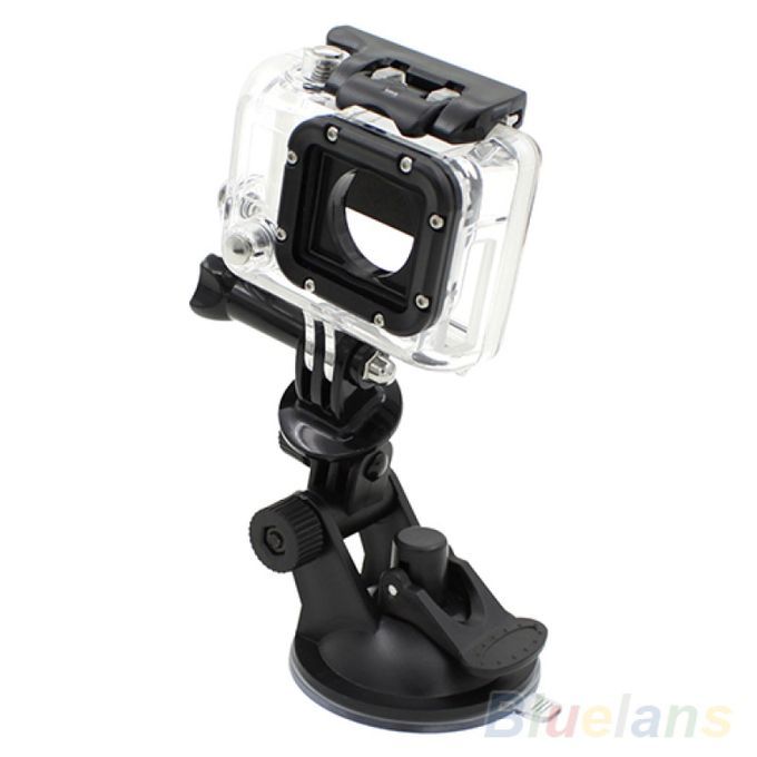 Car Window Windshield Glass Suction Cup Mount For GoPro 4 3-