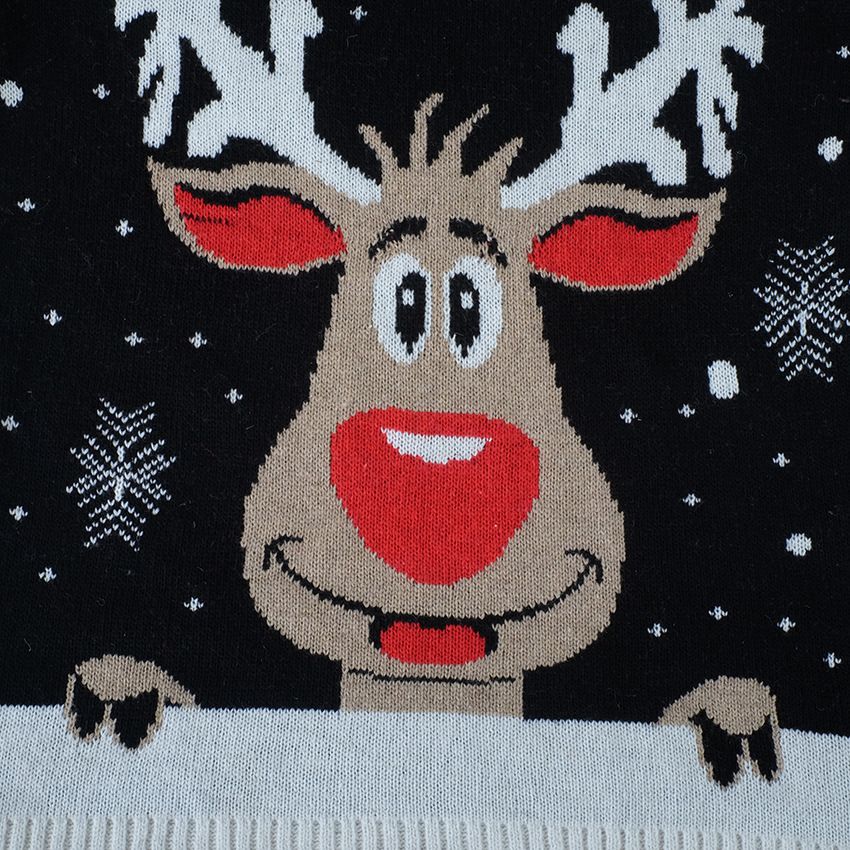 Plus Size 4xl Jumper Snowman Deer Sweaters New Santa Claus Xmas Patterned Ugly Christmas Sweaters Tops For Men Women Pullovers(#Red)