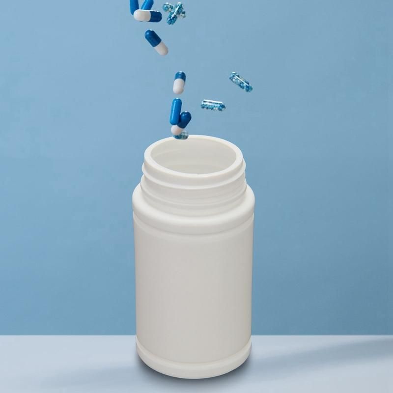 Plastic Empty Medicine Bottles Pill Tablet Container Holder 3pcs White