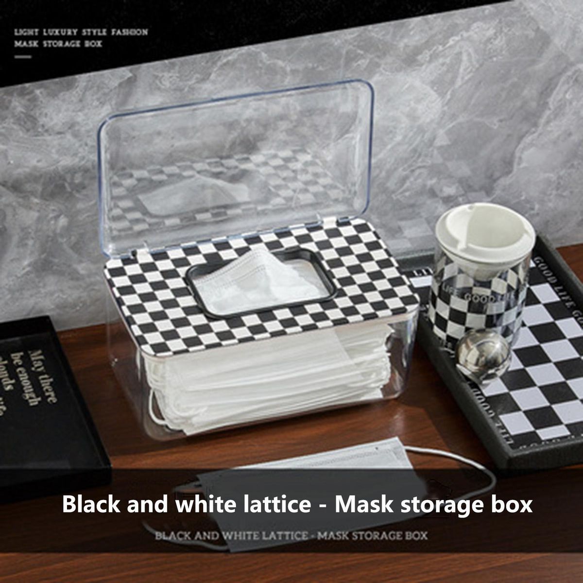 Napkin Cover Case Face Cover Storage Box Cover Clear