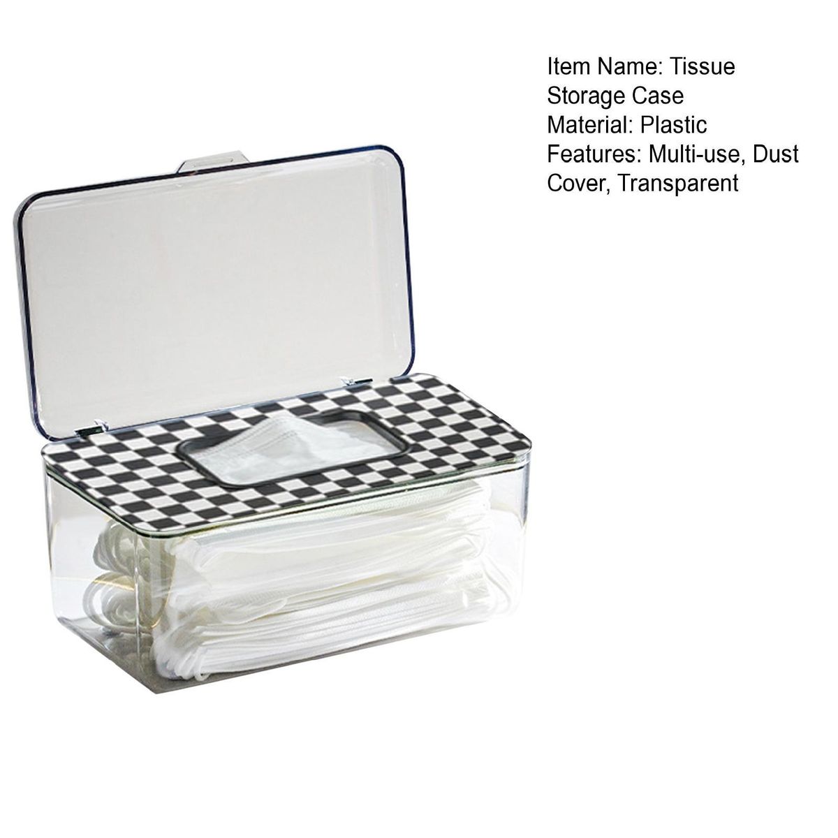 Napkin Cover Case Face Cover Storage Box Cover Clear