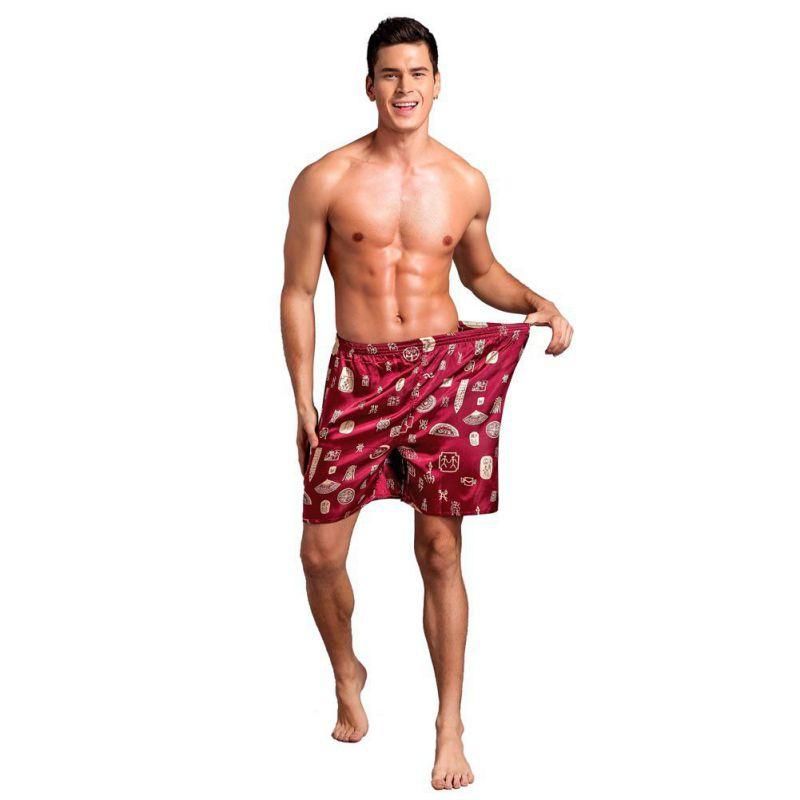 Pajamas casual baggy satin and silk for men