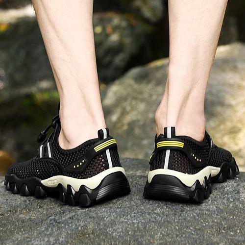 Breathable Men Hiking Shoes Mesh Outdoor Men Sneakers Climbing Shoes Men Sport Shoes Quick-dry Water Shoes