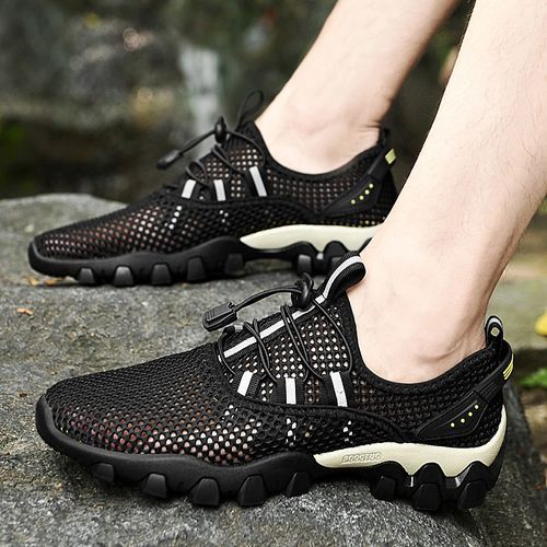 Breathable Men Hiking Shoes Mesh Outdoor Men Sneakers Climbing Shoes Men Sport Shoes Quick-dry Water Shoes