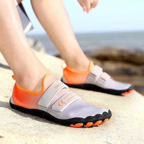 Unisex Five-finger Beach Water Shoes Men Big Size 36-46 Outdoor Quick-drying River Trekking Lovers Swimming Shoes Comfortable Fitness Shoes Grey