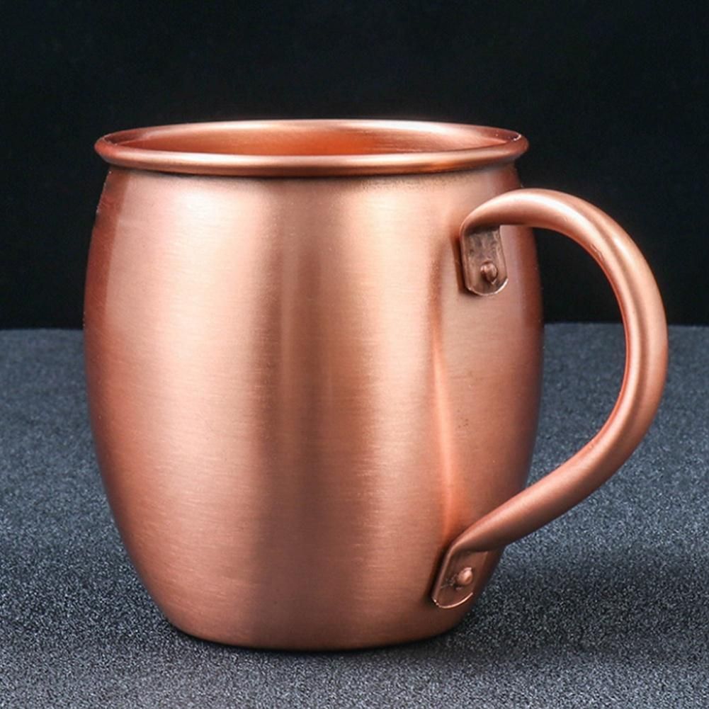 530ML 100% Pure Copper Mug Moscow Mule Mug Drum Cup