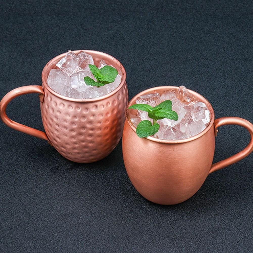 530ML 100% Pure Copper Mug Moscow Mule Mug Drum Cup