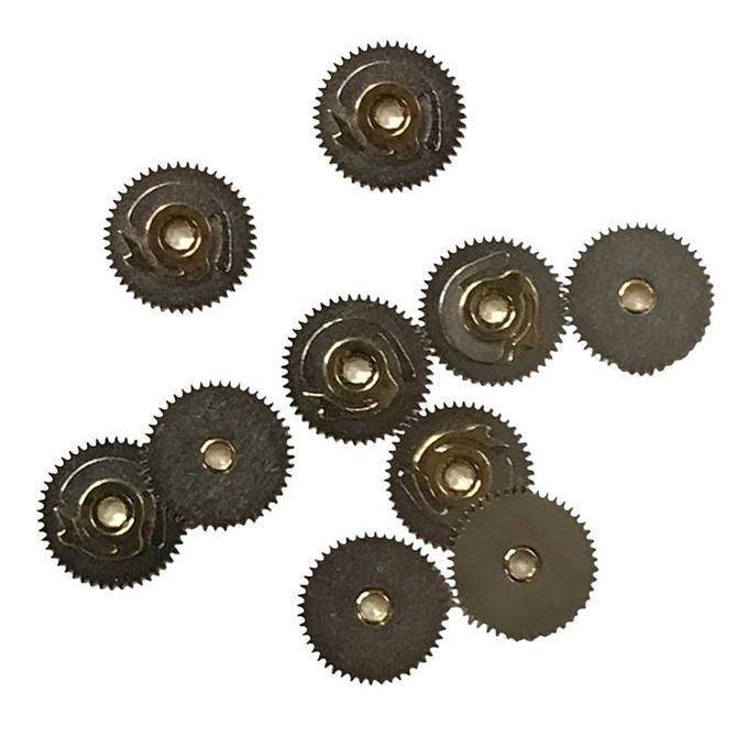 10Pcs Vintage Watch Movment Parts Calendar Driving Wheel Gear For ETA