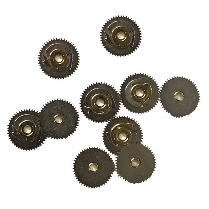 10Pcs Vintage Watch Movment Parts Calendar Driving Wheel Gear For ETA