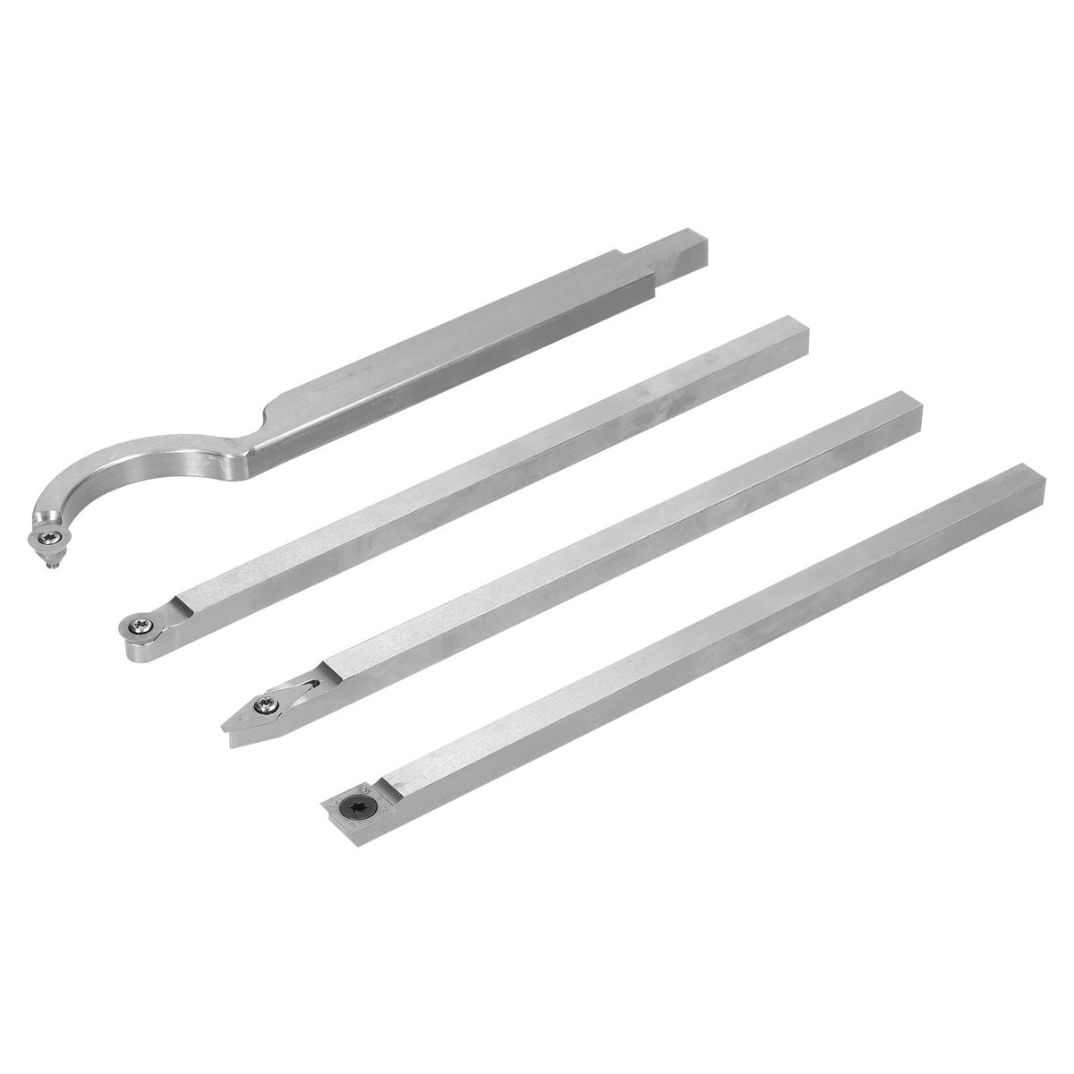 12Pcs/Set High Hardness Metal Lathe Turning Tool Kit Boring