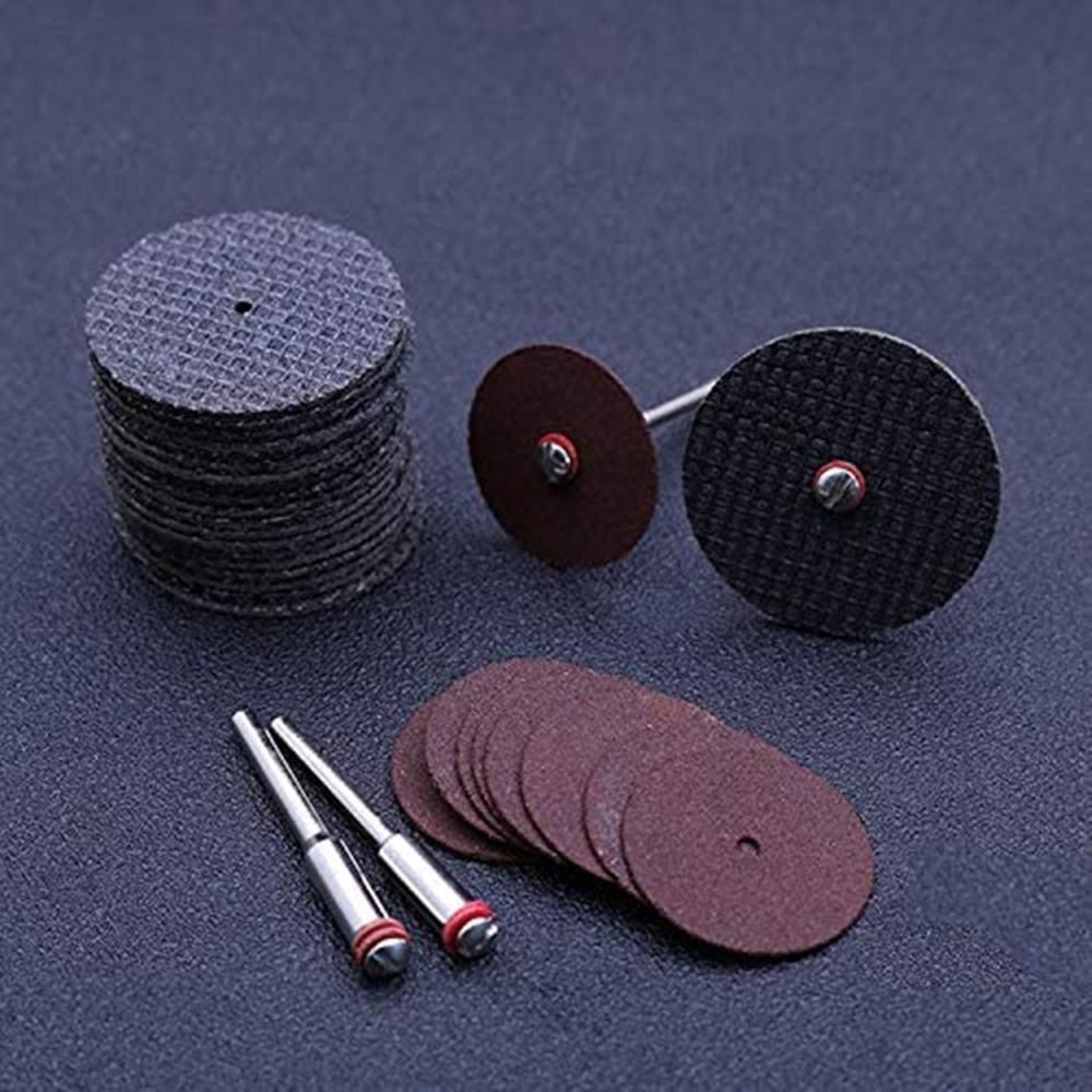 74pcs Cutting Wheel Set for Rotary Tool Including 545 Diamond Cutting Wheels HSS Circular Saw Blades Resin Cutting Disc Mandrels Mini Screwdriver for Wood Glass Plastic Stone Metal