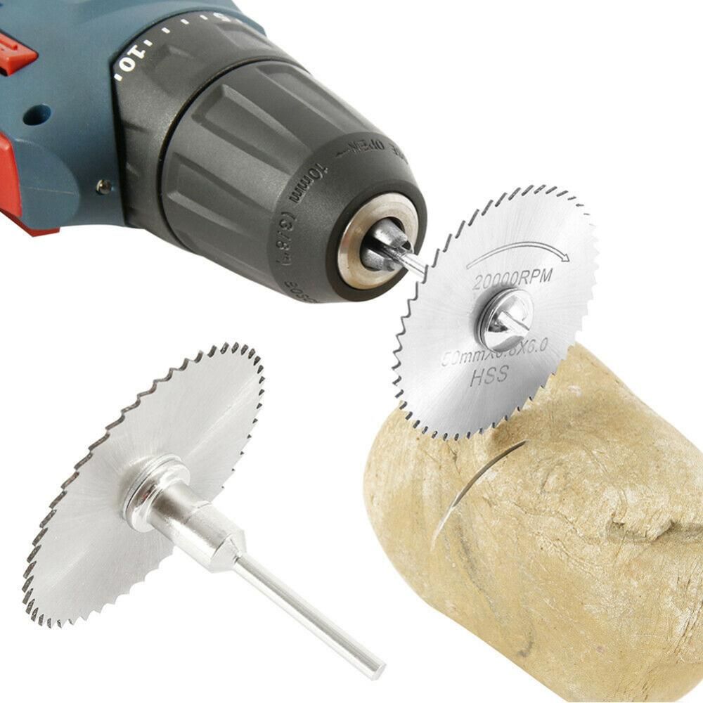 74pcs Cutting Wheel Set for Rotary Tool Including 545 Diamond Cutting Wheels HSS Circular Saw Blades Resin Cutting Disc Mandrels Mini Screwdriver for Wood Glass Plastic Stone Metal