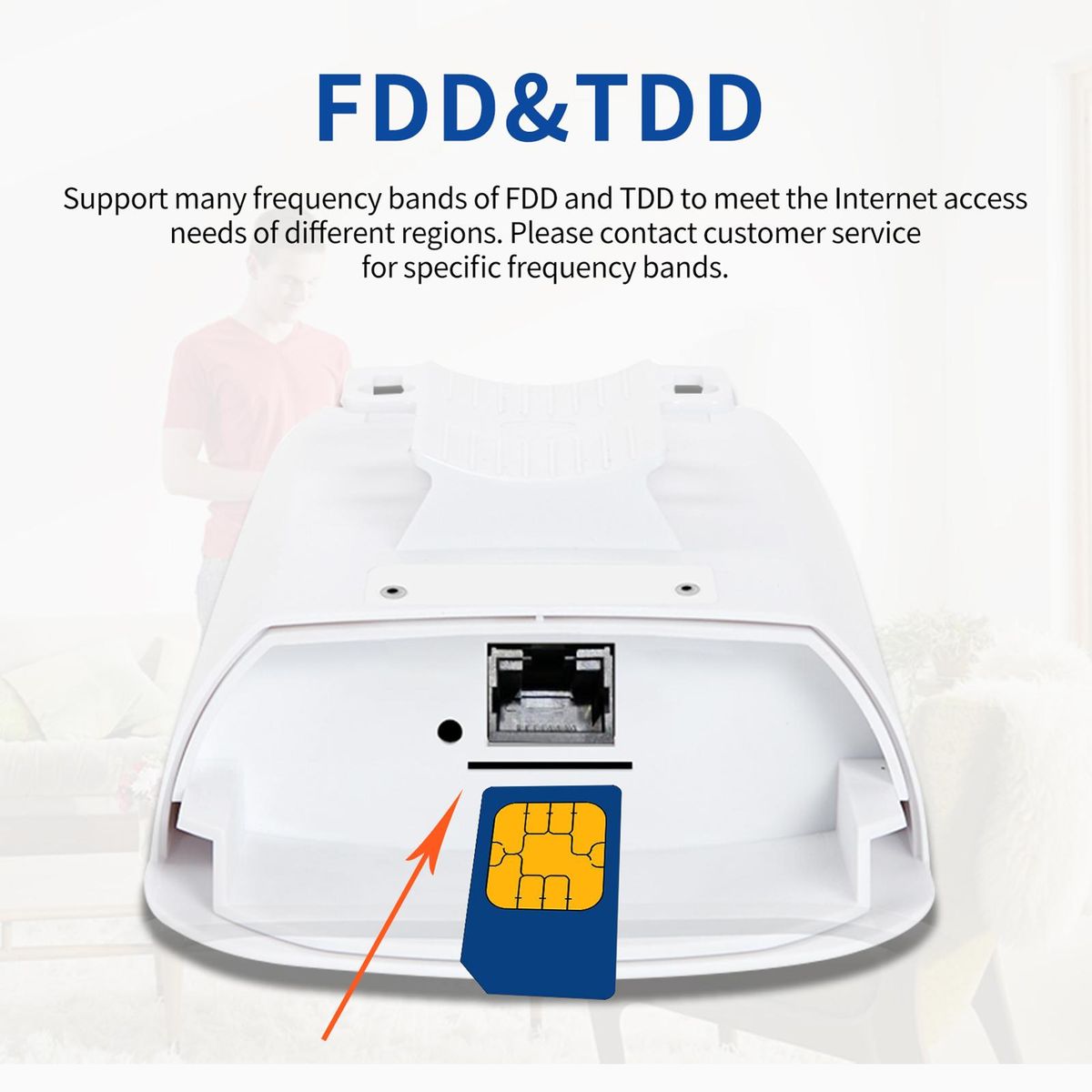 Sailsky XM206 4G Router 300Mbps LTE Outdoor Waterproof Router CPE Portable Mobile WiFi with SIM Card Slot EU Version