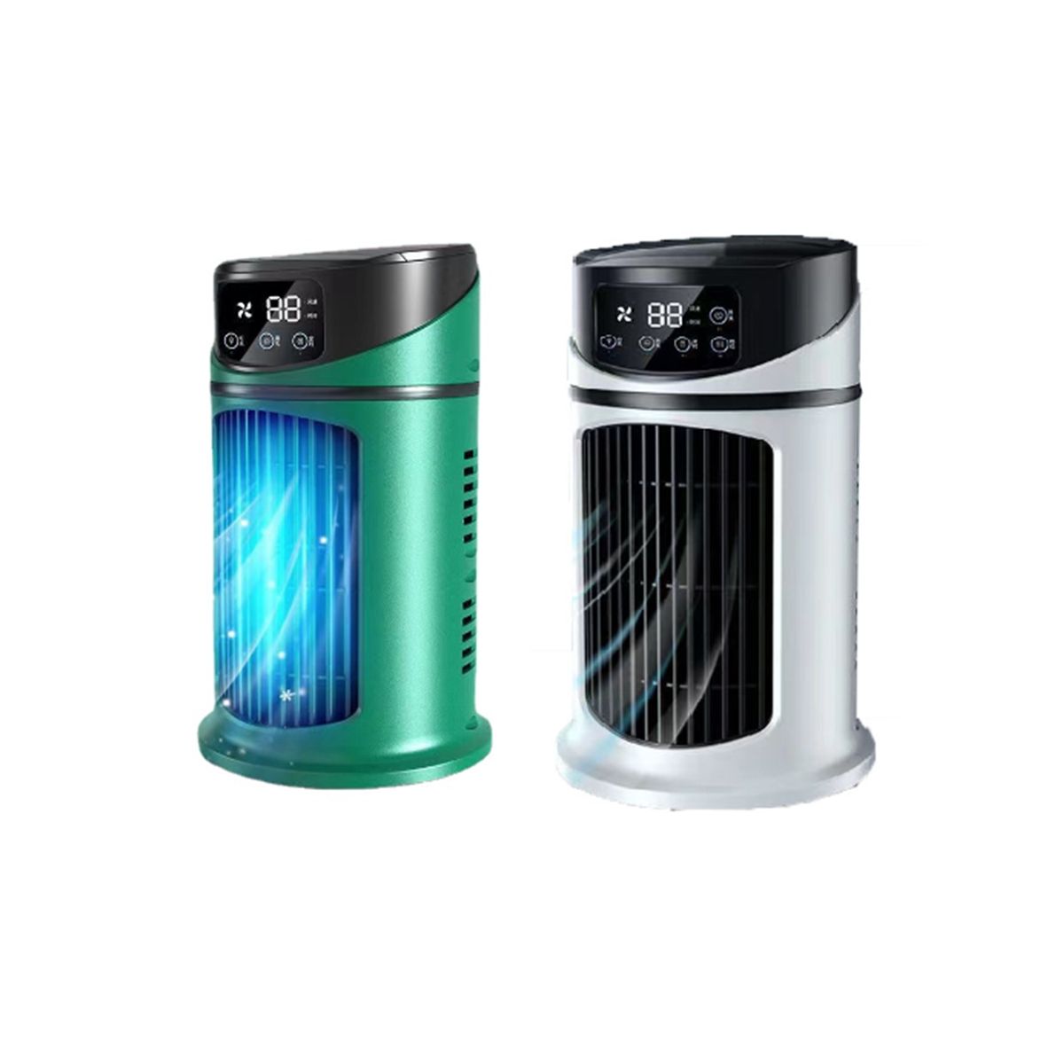 USB Portable Air Cooler Fan Air Conditioner Desktop Air Cooling Fan  Spray Cooling Fan for Office Bedroom